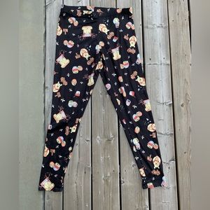 Winnie The Pooh Leggings Size L Disney